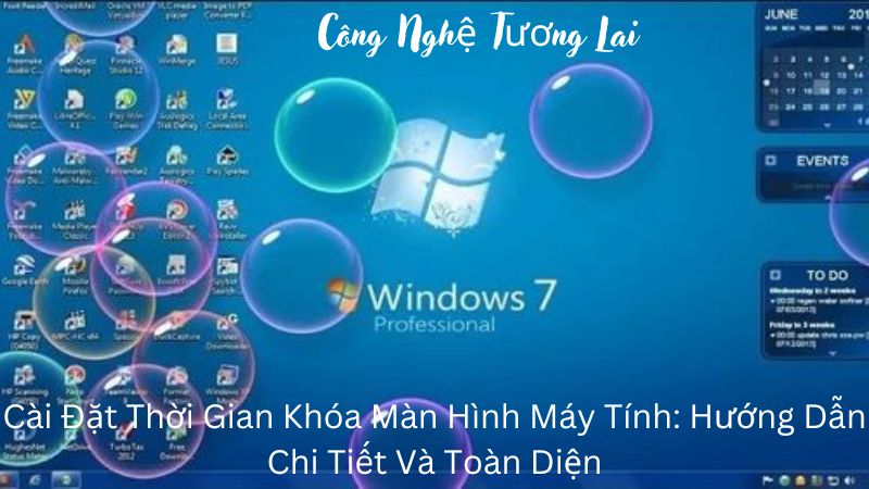 cài đặt thời gian khóa màn hình máy tính